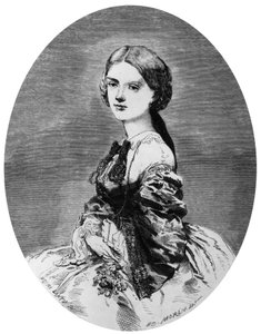 Savoy Prensesi Maria Clotilde (gravür) by Edward Morin