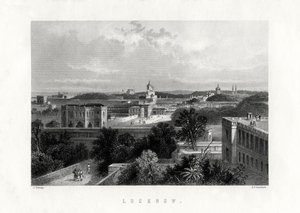 Lucknow, Uttar Pradesh eyaletinin başkenti, Hindistan, 19. yüzyıl
