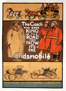 Oldsmobile, pub için reklam. 1910