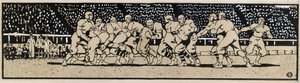 Futbol oyunu by Edward Penfield