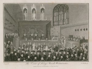 Kral'ın Bench Mahkemesi by Edward Pugh