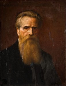 Sanatçının Kendi Portresinin Portresi, 1906. by Edward R Taylor