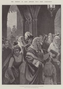 Kral Edward VII'nin İlk Parlamentosu'nun Açılışı by Edward Read