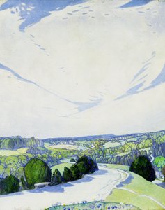 dolambaçlı yol by Edward Reginald Frampton