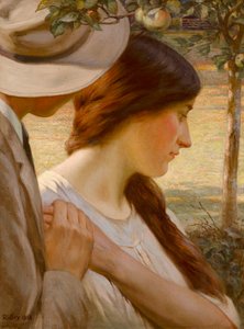 Bir Gölge (tuval üzerine yağlıboya) by Edward Ridley