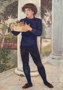 bir sepet portakal by Edward Robert Hughes