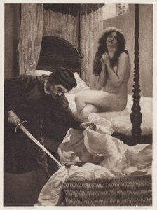 Il Pecorone: I. Gün, Roman II, Bir Aşk Dersi (lito) by Edward Robert Hughes