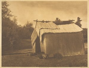 Bir Mat Evi - Skokomish by Edward S. Curtis