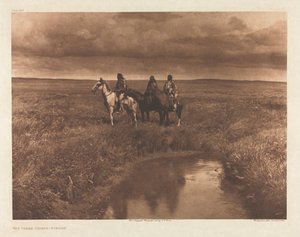 Portföy VI, Levha 209: Üç Şef - Piegan by Edward S. Curtis