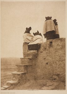 dansçıları izlemek by Edward S. Curtis