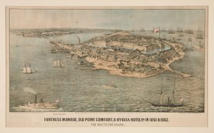 Fortress Monroe, Old Point Comfort ve Hygeia Hotel, Va. 1861 ve 1862