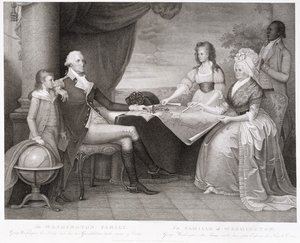 Washington Ailesi, 1798 (gravür ve noktalı gravür)