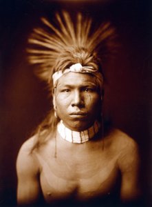 Siyah Saç, Kızılderili, yak. 1905, fotoğraf Edward S. Curtis by Edward Sheriff Curtis