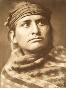 Çöl Şefi, Navaho by Edward Sheriff Curtis