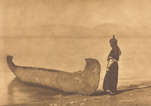 Gölün Kıyısında - Kutenai, 1910. by Edward Sheriff Curtis