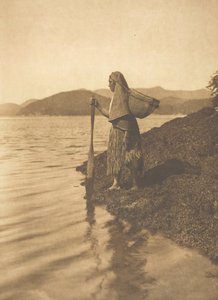 Yosun Toplayıcı, 1915. by Edward Sheriff Curtis