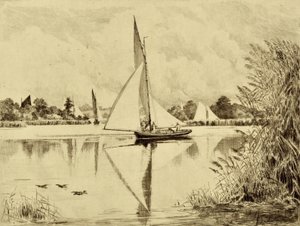 Bure: Wroxham Yolunda, 1880 dolayları (gravür)