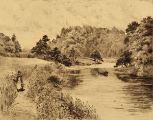 Aşınma: Durham Yakınında Aşınma, 1880 dolayları (aşındırma)