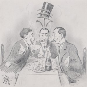 Ünlü Bir Öğle Yemeği a Trois (Üç Isaacs) 1900