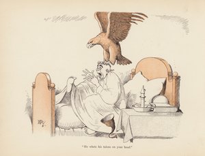 Bükümlü Kuyruklar: Kartal (renkli taş) by Edward Tennyson Reed