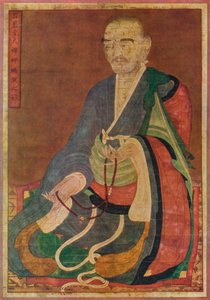 'T'ai Yen salonunun Büyük Budist rahip P'eng Yen'in Kore Tablosu', 16. yüzyıl by Edward Wenham