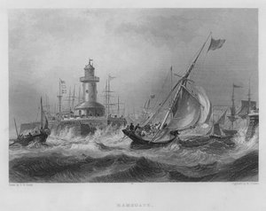 Ramsgate (gravür) by Edward William (after) Cooke