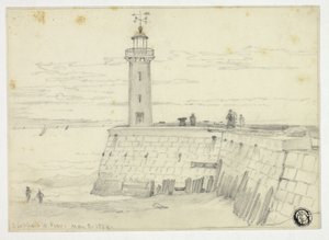 Dieppe, Batı İskelesi by Edward William Cooke