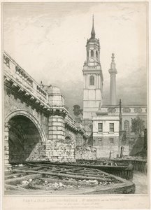Eski Londra Köprüsü, St Magnus ve Anıt