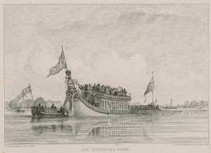 Kırtasiye Mavnası, Thames Nehri, Londra by Edward William Cooke