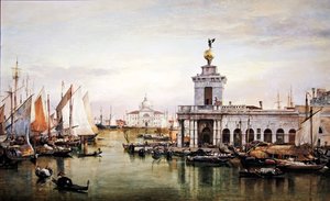 Venedik (tuval üzerine yağlı boya) by Edward William Cooke