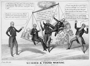 Tartıldı ve eksik bulundu, yayınlandı, HR Robinson, New York, 1844 by Edward Williams Clay