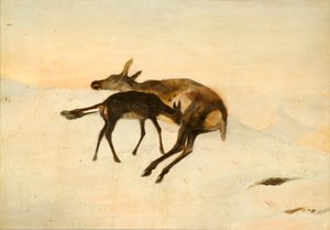 Rastgele Bir Atış (gemideki yağ) by Edwin (after) Landseer