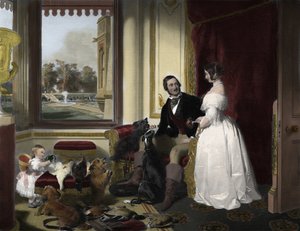 Modern Zamanlarda Windsor Kalesi by Edwin (after) Landseer