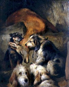 Geyiğin Ölümü (gemideki petrol) by Edwin (attr. to) Landseer