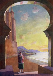 Gün batımında saraya girdi by Edwin Arthur Norbury