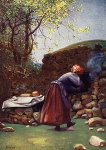 Korsika: Fırın, Aleria (renkli taş) by Edwin Arthur Norbury