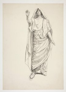 Anthony (.3138 için ön çizim) - Julius Caesar by Edwin Austin Abbey