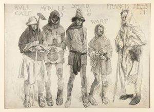 Adalet Sığ Önünde by Edwin Austin Abbey