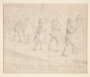 Karikatür by Edwin Austin Abbey