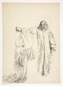 Mesih ve Mary Magdalene by Edwin Austin Abbey