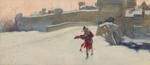 Kompozisyon çalışması by Edwin Austin Abbey