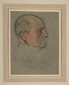 Edward VII Portresinin Taç Giymesi: Frederick Sleigh Roberts, Earl by Edwin Austin Abbey