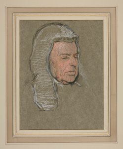 Edward VII Portresinin Taç Giymesi: Hardinge Stanley Gifford, Earl by Edwin Austin Abbey