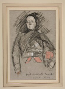 Edward VII Portresinin Taç Giymesi: Lord Archibald Campbell by Edwin Austin Abbey