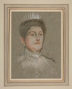 Edward VII Portresinin Taç Giymesi: Battenberg Prensesi Beatrice by Edwin Austin Abbey