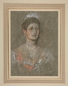 Edward VII Portresinin Taç Giymesi: Battenberg Prensesi Louise by Edwin Austin Abbey