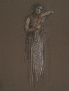 için erken çalışma by Edwin Austin Abbey
