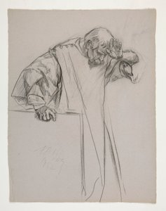 Kral Arthur için figür çalışmaları by Edwin Austin Abbey