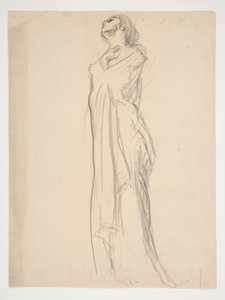 için şekil çalışması by Edwin Austin Abbey