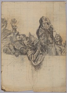 için şekil çalışması by Edwin Austin Abbey